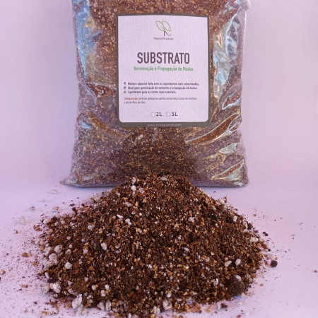 Substrato especial para germinação e propagação de mudas